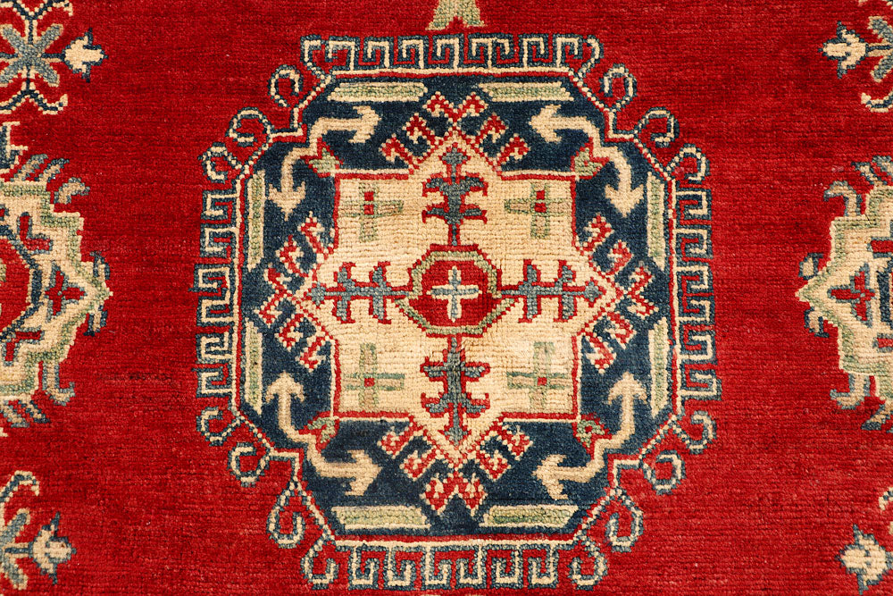 Firebrick Kazak 6' 8 x 9' 7 - No. 67762 - ALRUG Rug Store