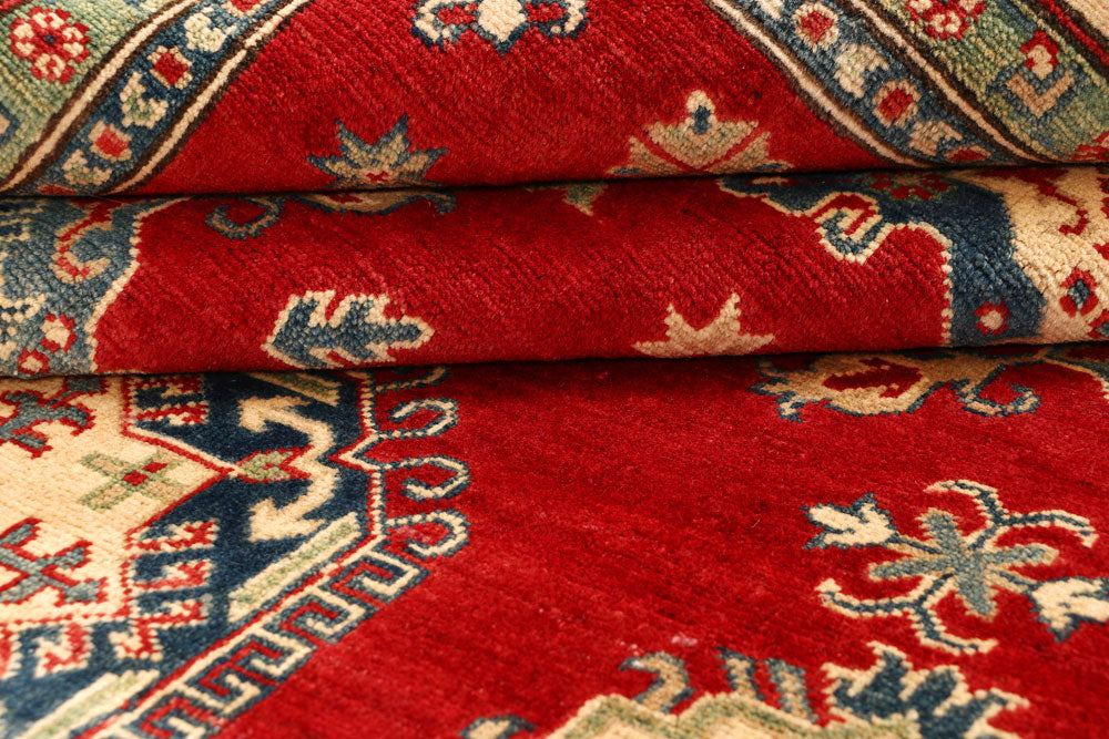 Firebrick Kazak 6' 8 x 9' 7 - No. 67762 - ALRUG Rug Store