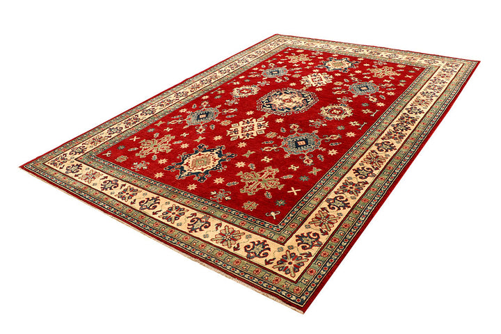 Firebrick Kazak 6' 8 x 9' 7 - No. 67762 - ALRUG Rug Store