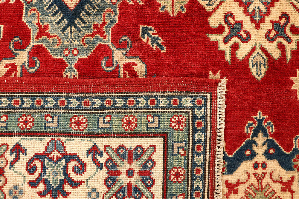 Firebrick Kazak 6' 8 x 9' 7 - No. 67762 - ALRUG Rug Store