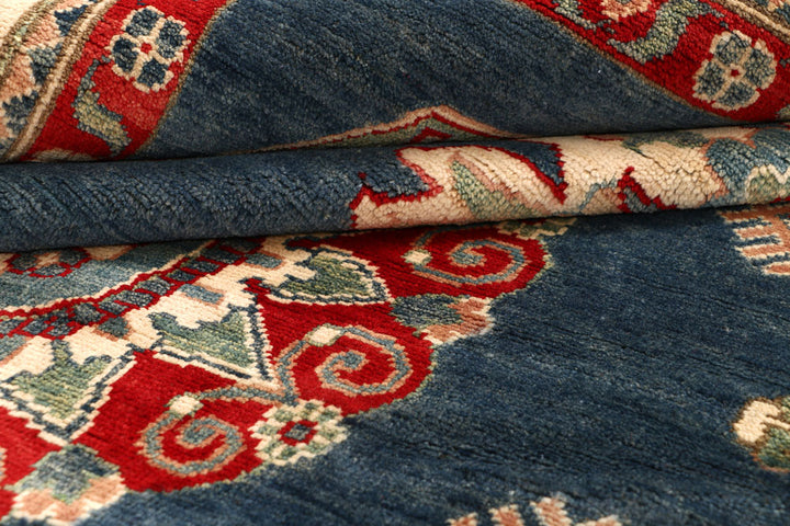 Dark Blue Kazak 6' 6 x 9' - No. 67763 - ALRUG Rug Store