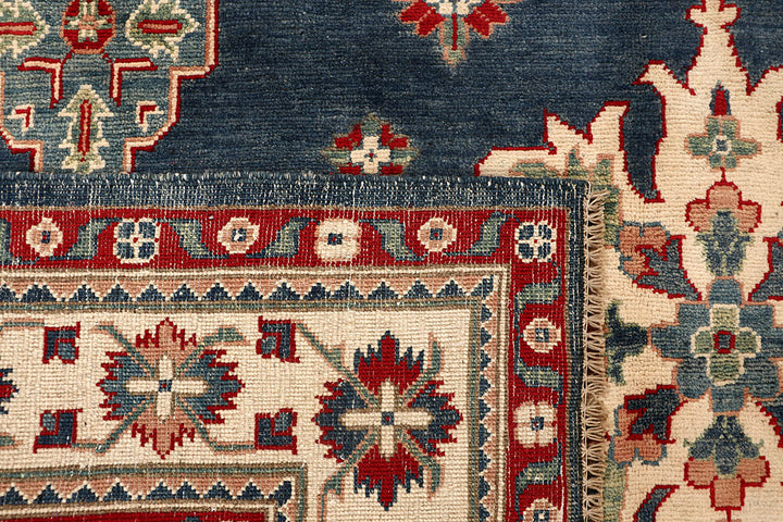 Dark Blue Kazak 6' 6 x 9' - No. 67763 - ALRUG Rug Store