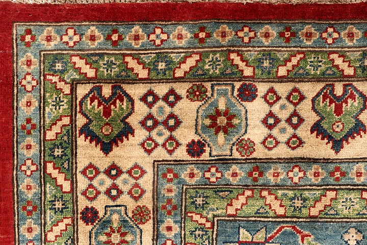 Firebrick Kazak 8' 2 x 6' 7 - No. 67764 - ALRUG Rug Store
