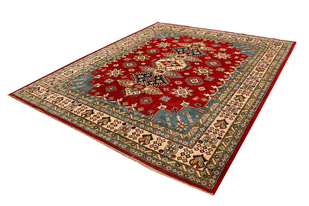 Firebrick Kazak 8' 2 x 6' 7 - No. 67764 - ALRUG Rug Store