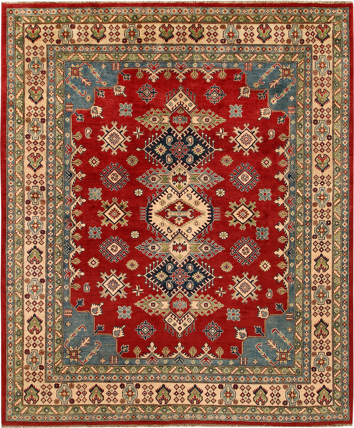 Firebrick Kazak 8' 2 x 6' 7 - No. 67764 - ALRUG Rug Store