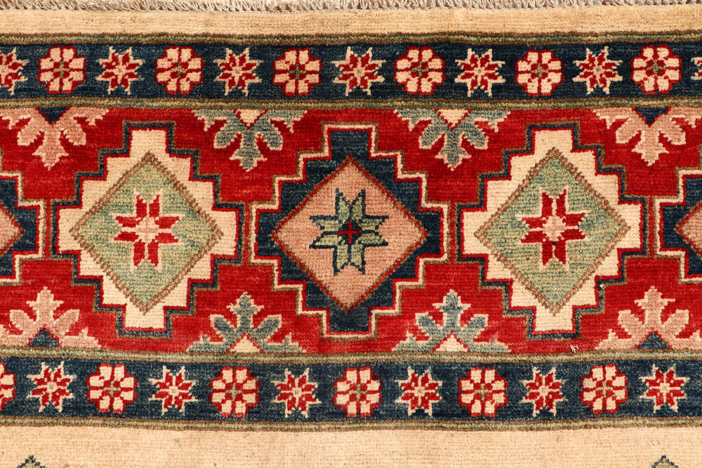 Navajo White Kazak 8' 4 x 11' 3 - No. 67765 - ALRUG Rug Store
