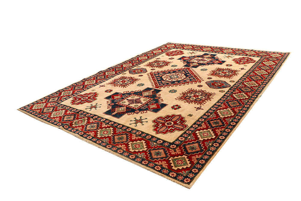 Navajo White Kazak 8' 4 x 11' 3 - No. 67765 - ALRUG Rug Store