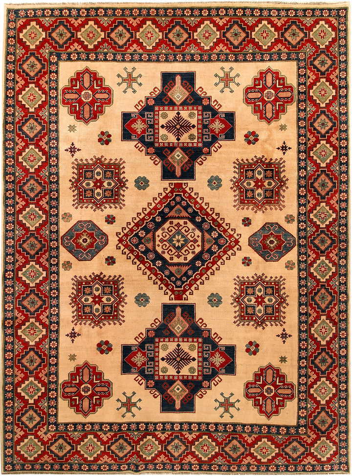 Navajo White Kazak 8' 4 x 11' 3 - No. 67765 - ALRUG Rug Store