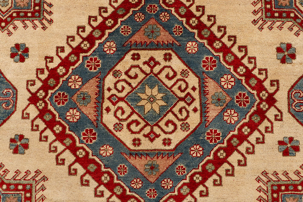 Navajo White Kazak 9' x 11' 9 - No. 67767 - ALRUG Rug Store