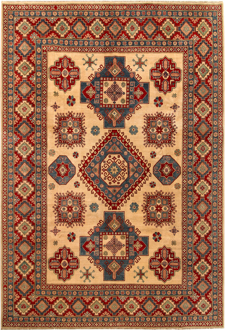 Navajo White Kazak 9' x 11' 9 - No. 67767 - ALRUG Rug Store