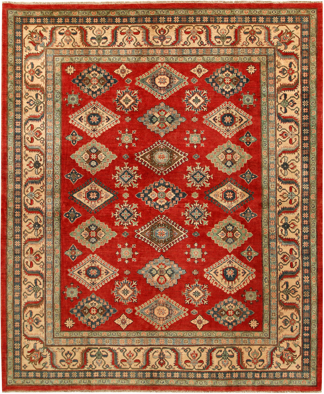 Red Kazak 8' 2 x 9' 11 - No. 67768 - ALRUG Rug Store