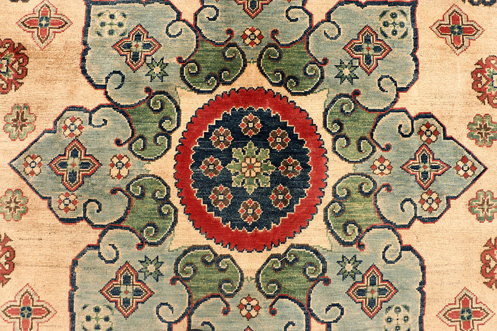 Bisque Kazak 8' 10 x 11' 7 - No. 67769 - ALRUG Rug Store