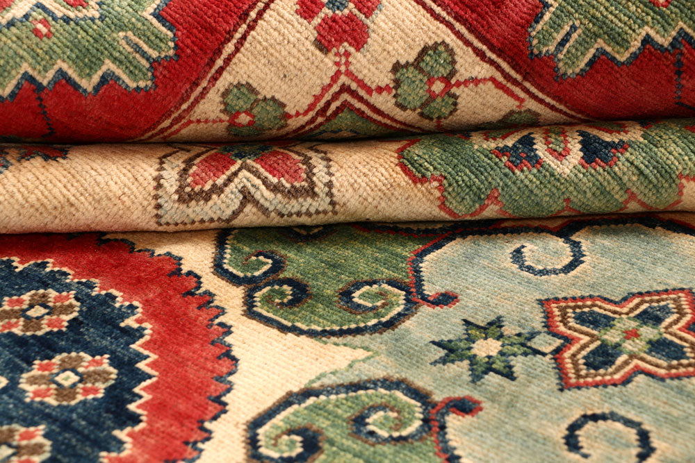 Bisque Kazak 8' 10 x 11' 7 - No. 67769 - ALRUG Rug Store