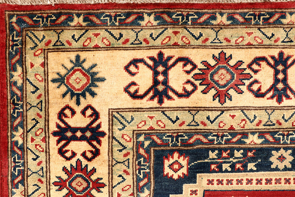 Firebrick Kazak 6' 6 x 9' 5 - No. 67770 - ALRUG Rug Store
