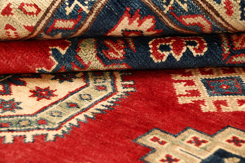 Firebrick Kazak 6' 6 x 9' 5 - No. 67770 - ALRUG Rug Store