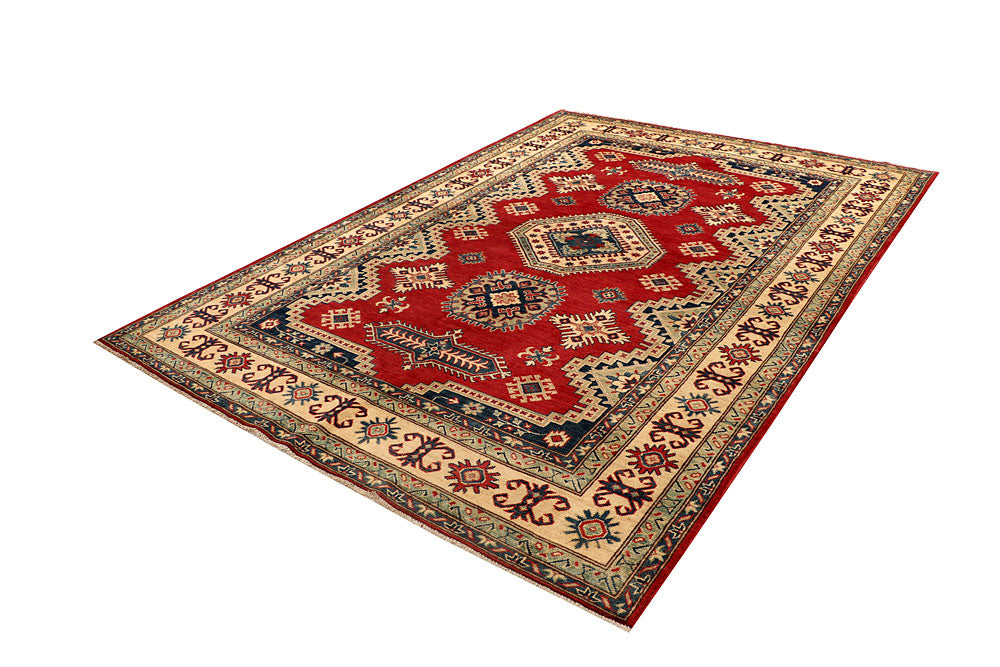 Firebrick Kazak 6' 6 x 9' 5 - No. 67770 - ALRUG Rug Store