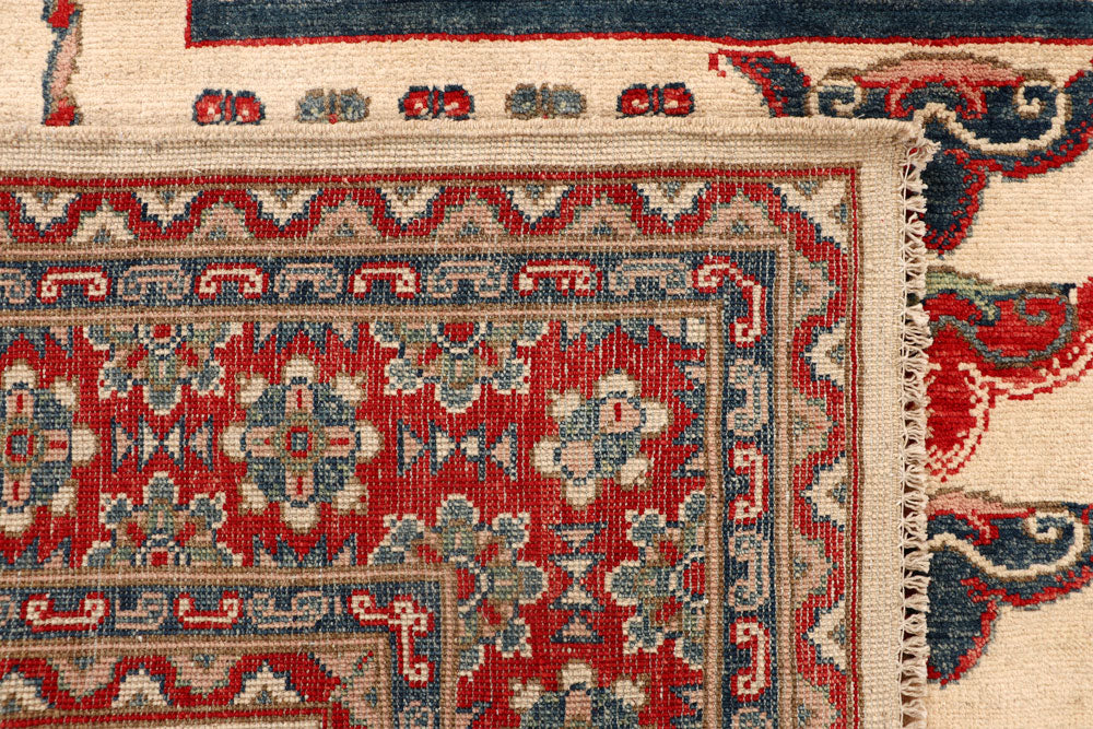 Navajo White Kazak 6' 7 x 9' 5 - No. 67771 - ALRUG Rug Store