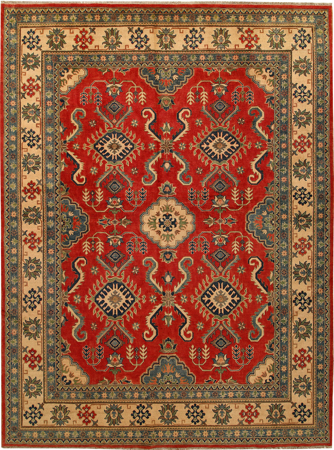 Firebrick Kazak 8' 11 x 11' 11 - No. 67772 - ALRUG Rug Store