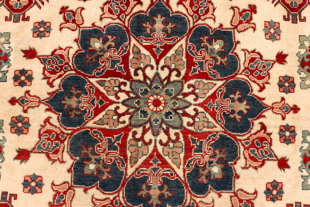 Navajo White Kazak 8' 1 x 11' 6 - No. 67773 - ALRUG Rug Store