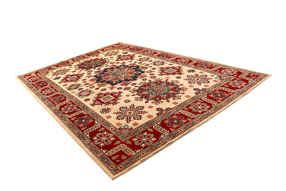Navajo White Kazak 8' 1 x 11' 6 - No. 67773 - ALRUG Rug Store