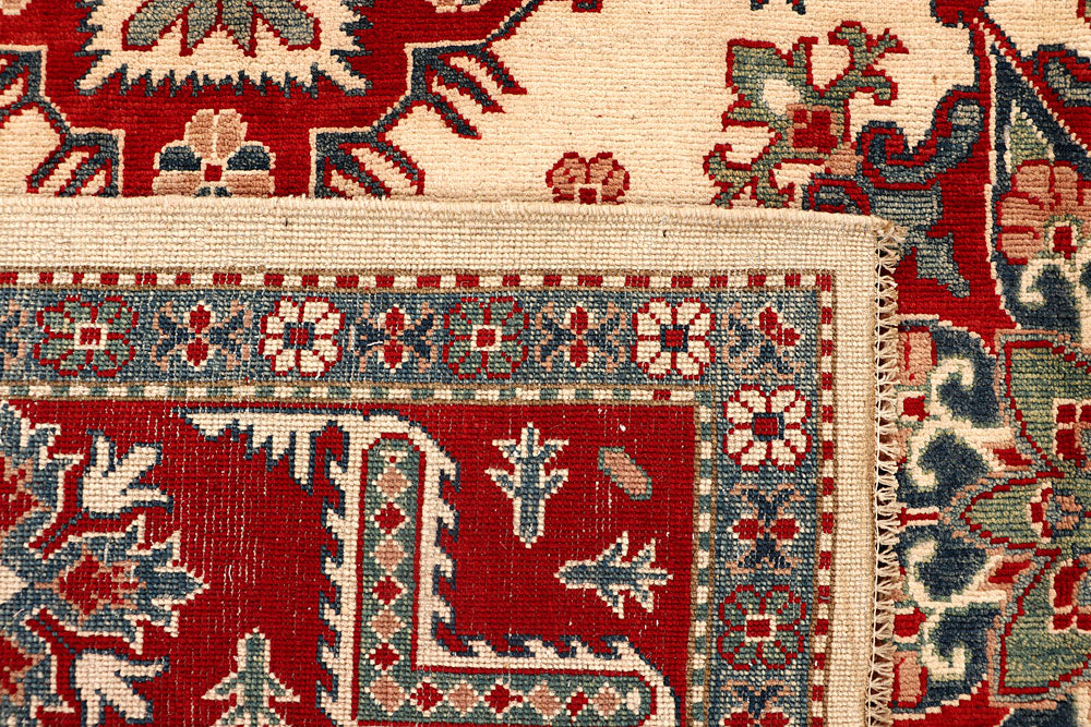 Navajo White Kazak 8' 1 x 11' 6 - No. 67773 - ALRUG Rug Store