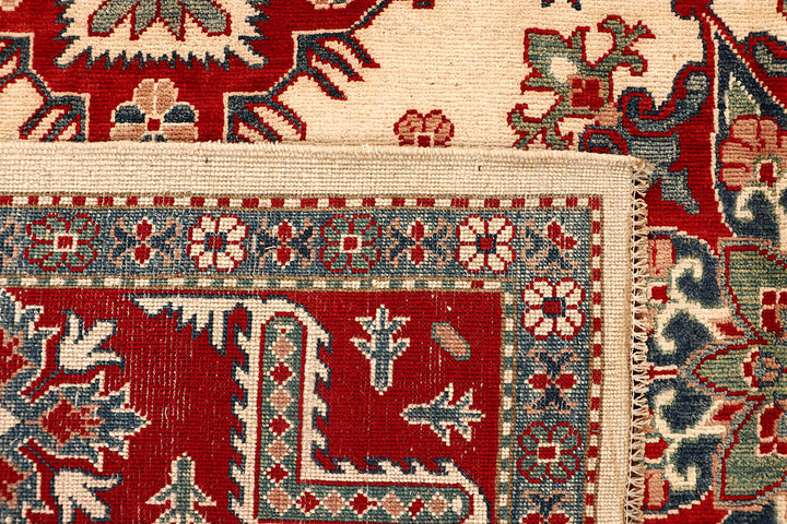 Navajo White Kazak 8' 1 x 11' 6 - No. 67773 - ALRUG Rug Store