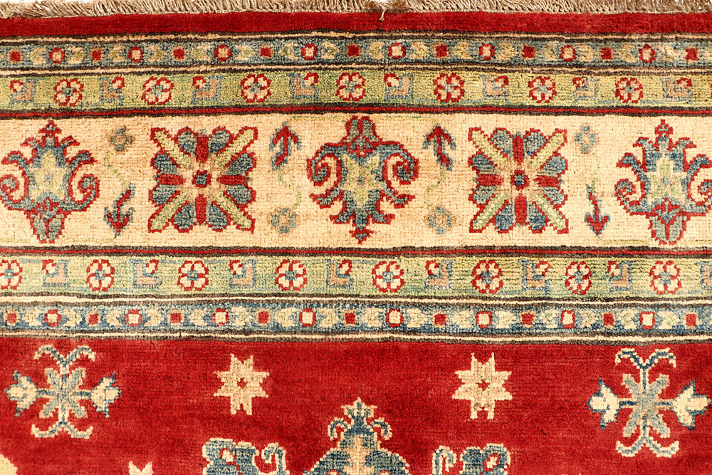 Firebrick Kazak 6' 7 x 9' 11 - No. 67774 - ALRUG Rug Store