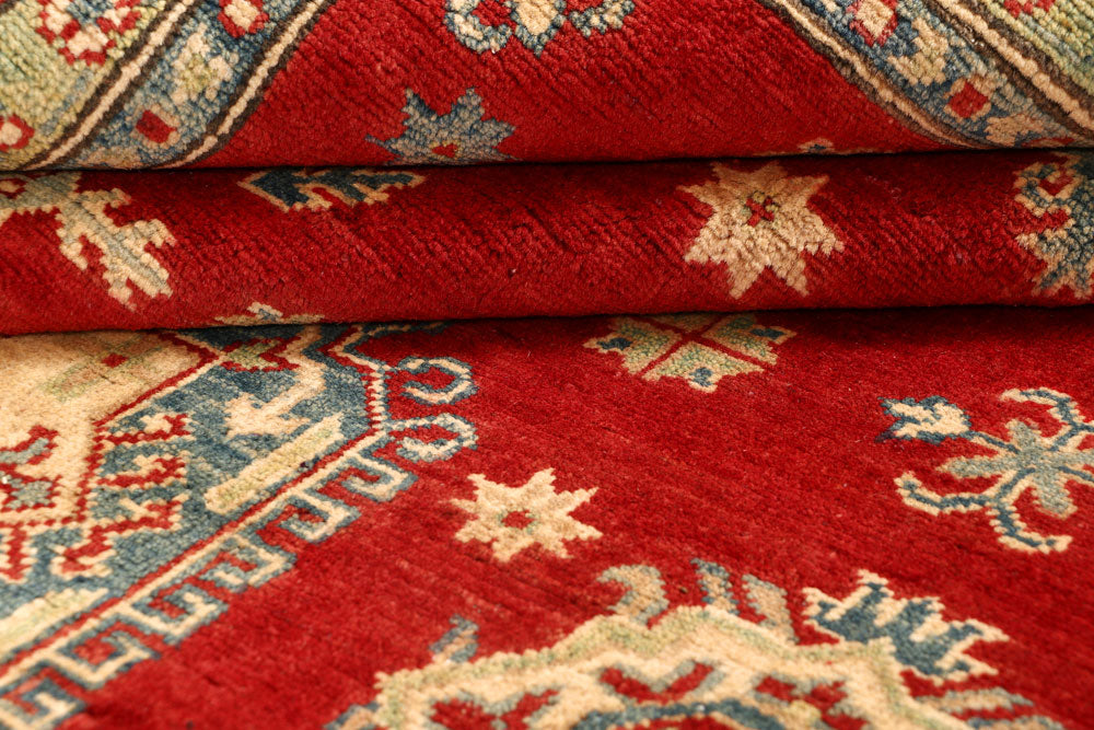 Firebrick Kazak 6' 7 x 9' 11 - No. 67774 - ALRUG Rug Store