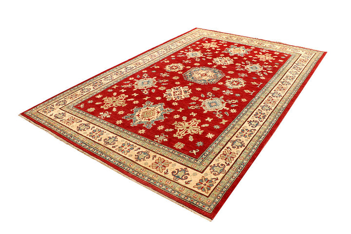 Firebrick Kazak 6' 7 x 9' 11 - No. 67774 - ALRUG Rug Store