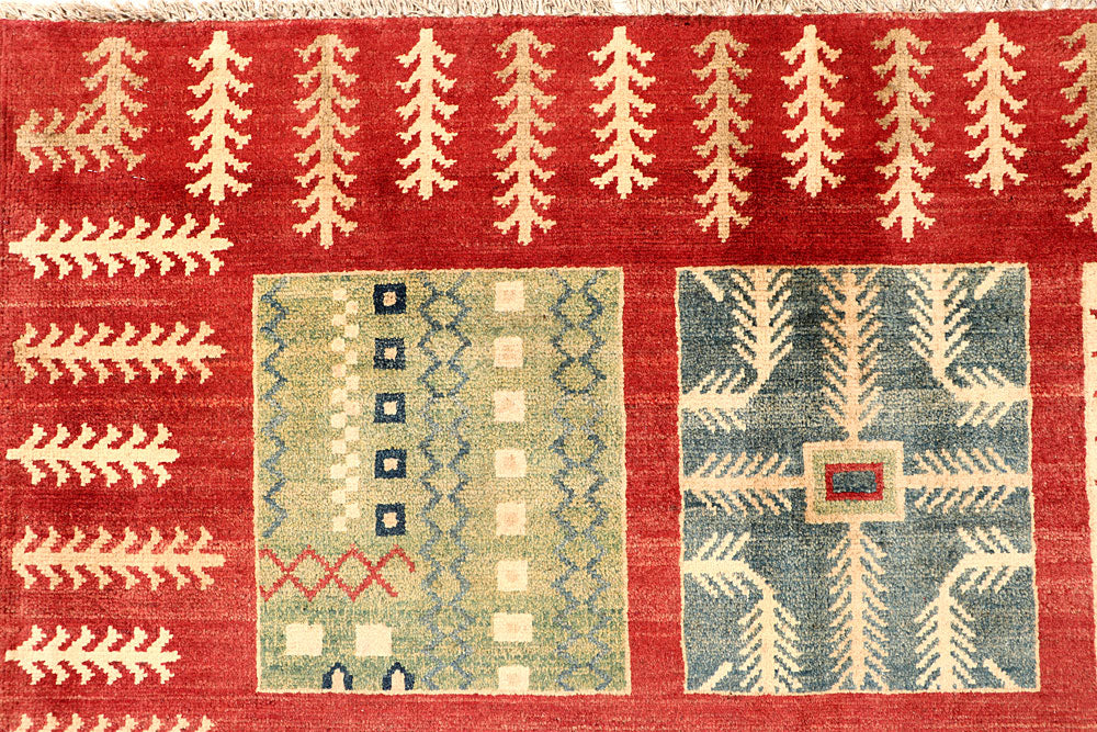 Firebrick Kazak 9' 8 x 13' 9 - No. 67777 - ALRUG Rug Store