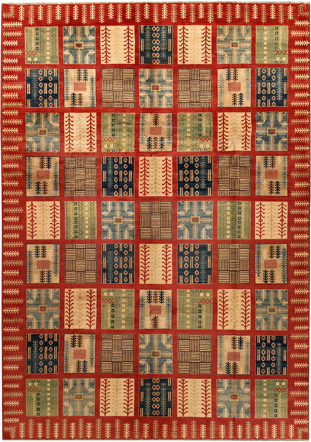 Firebrick Kazak 9' 8 x 13' 9 - No. 67777 - ALRUG Rug Store