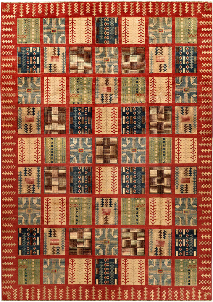Firebrick Kazak 9' 8 x 13' 9 - No. 67777 - ALRUG Rug Store