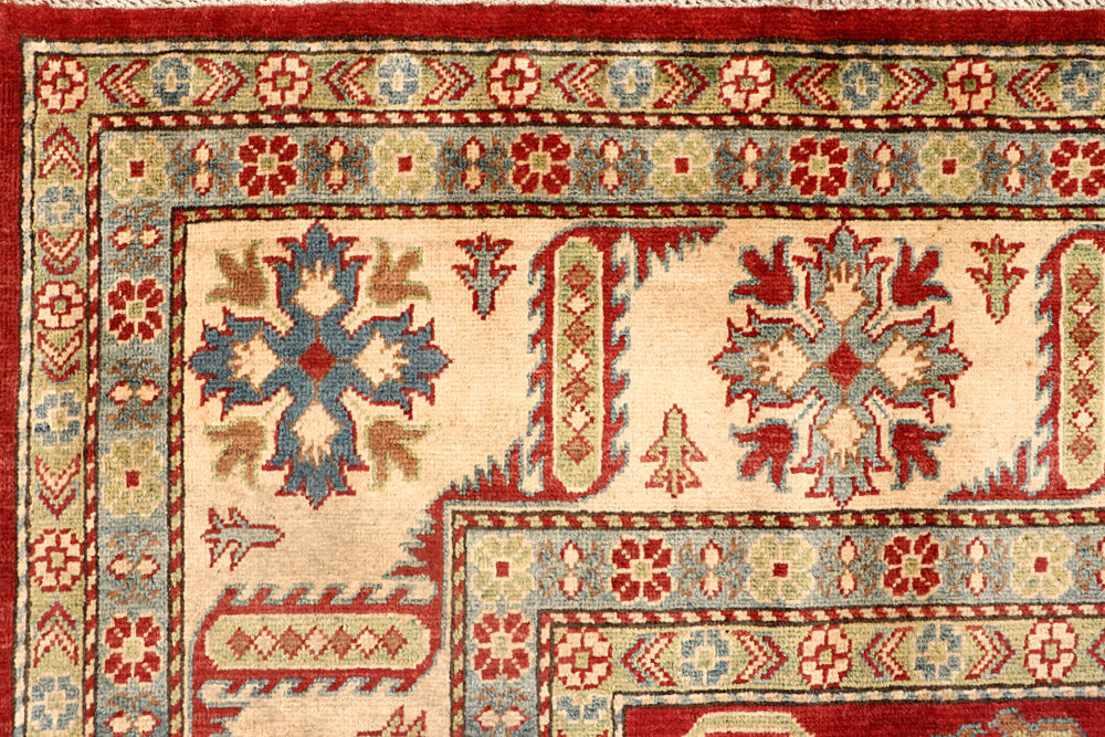 Firebrick Kazak 9' 9 x 13' 1 - No. 67778 - ALRUG Rug Store
