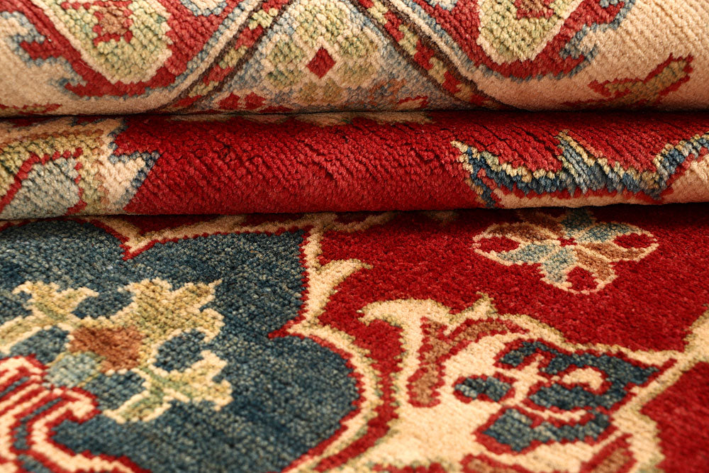 Firebrick Kazak 9' 9 x 13' 1 - No. 67778 - ALRUG Rug Store