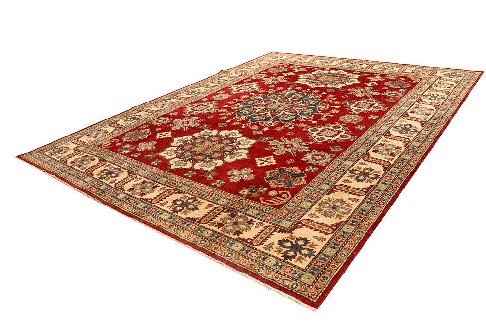 Firebrick Kazak 9' 9 x 13' 1 - No. 67778 - ALRUG Rug Store