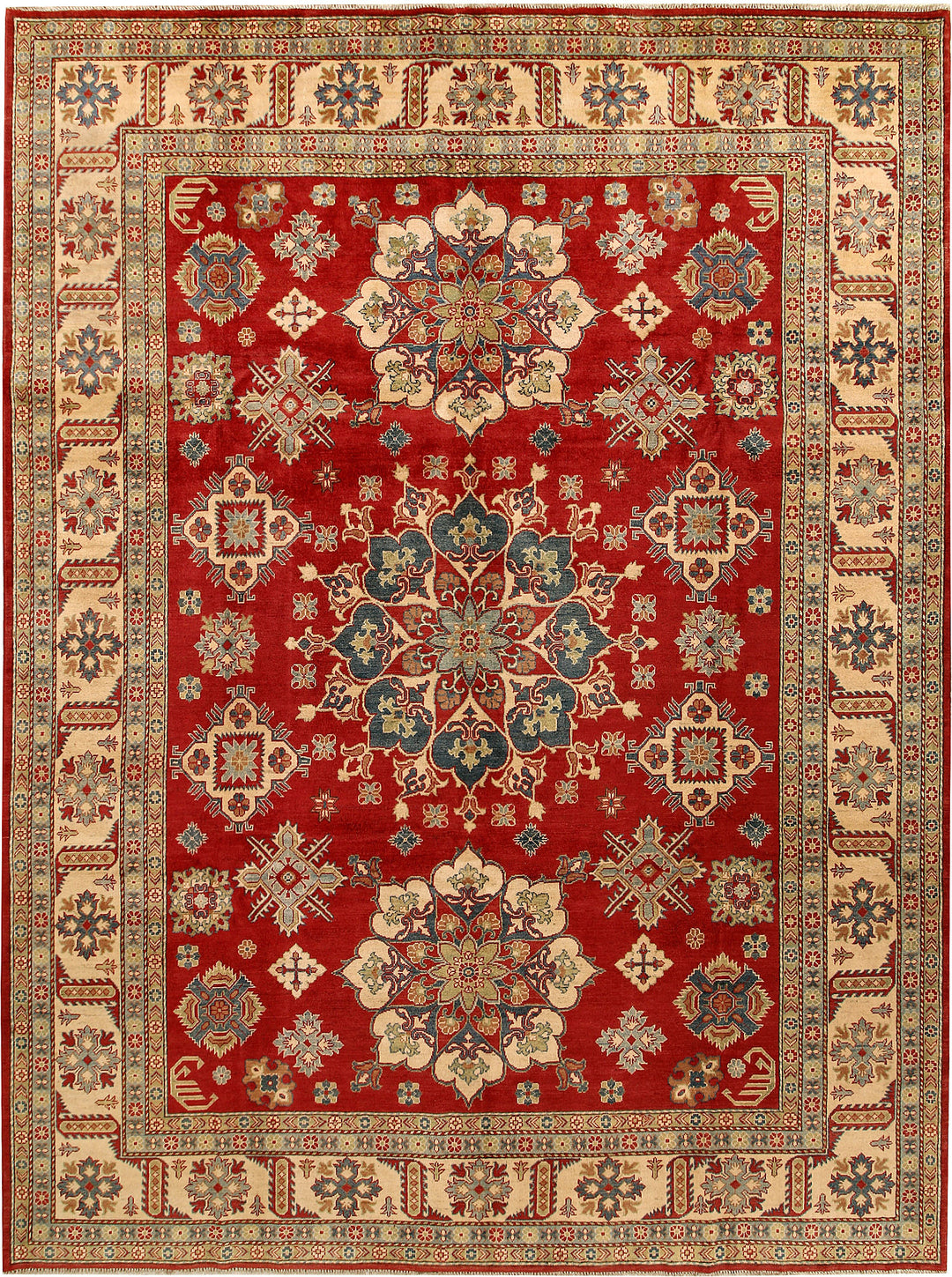 Firebrick Kazak 9' 9 x 13' 1 - No. 67778 - ALRUG Rug Store