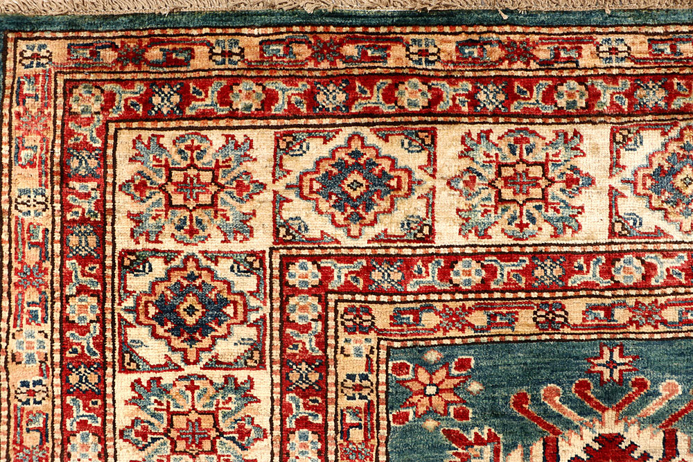 Sea Green Kazak 8' 1 x 10' - No. 67781 - ALRUG Rug Store