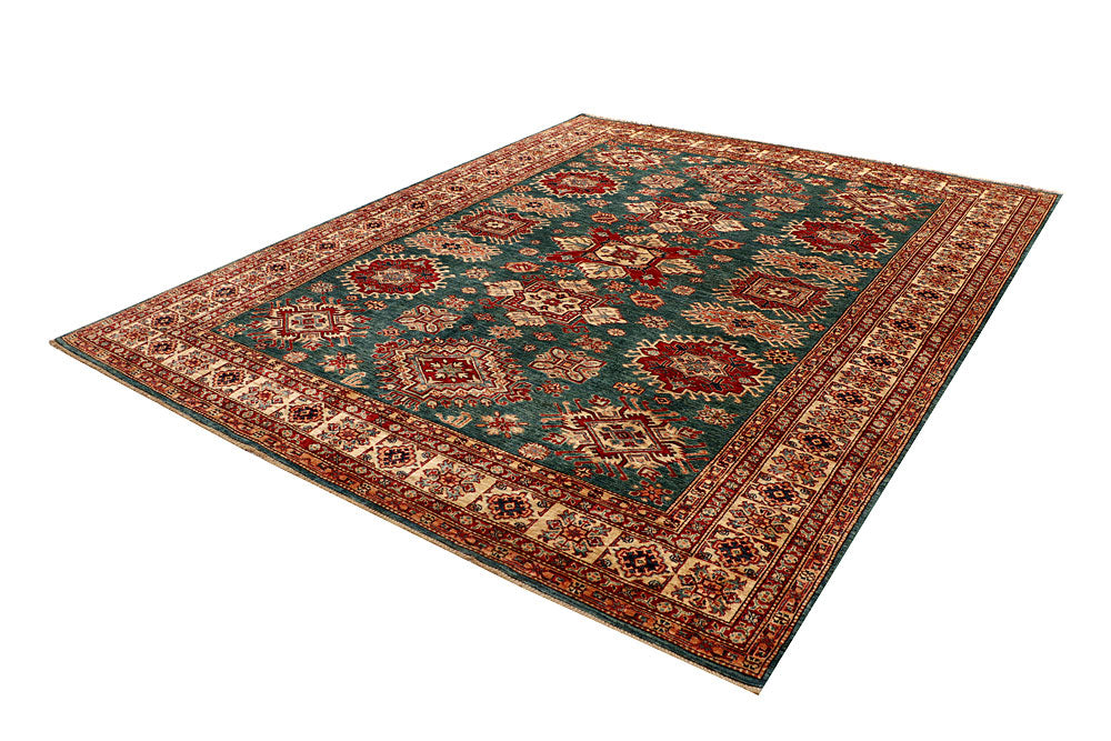 Sea Green Kazak 8' 1 x 10' - No. 67781 - ALRUG Rug Store