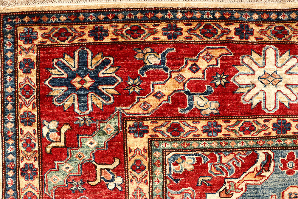 Blanched Almond Kazak 8' 2 x 9' 11 - No. 67782 - ALRUG Rug Store