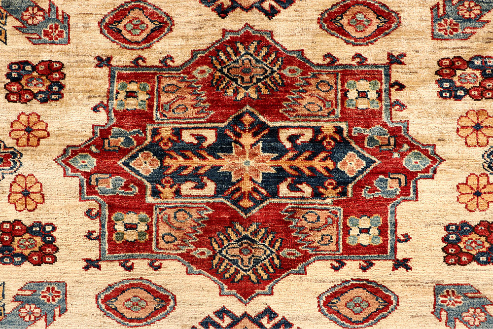 Blanched Almond Kazak 8' 2 x 9' 11 - No. 67782 - ALRUG Rug Store