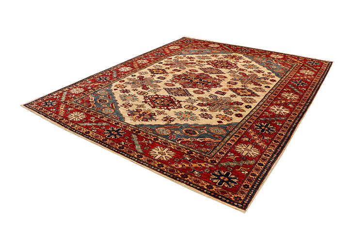 Blanched Almond Kazak 8' 2 x 9' 11 - No. 67782 - ALRUG Rug Store