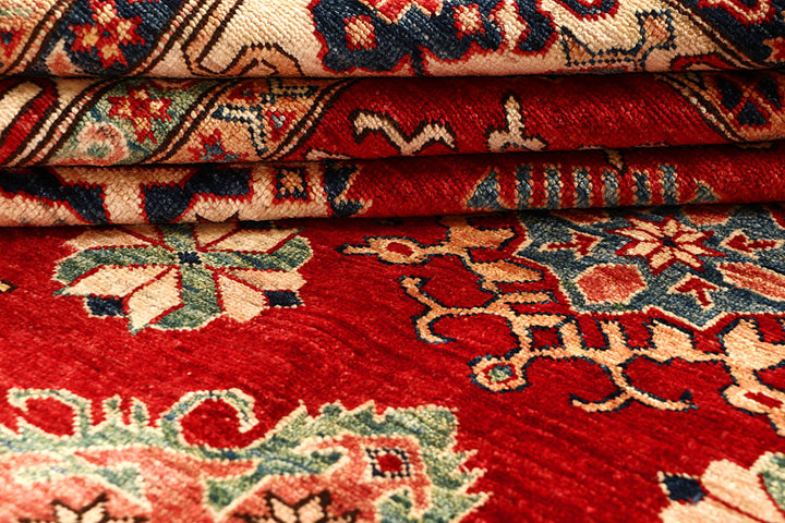 Firebrick Kazak 6' 6 x 10' 4 - No. 67784 - ALRUG Rug Store