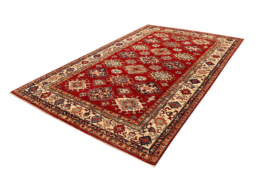 Firebrick Kazak 6' 6 x 10' 4 - No. 67784 - ALRUG Rug Store