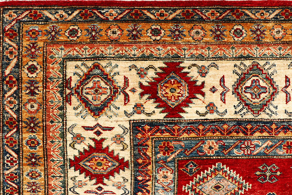 Firebrick Kazak 6' 11 x 9' 10 - No. 67785 - ALRUG Rug Store