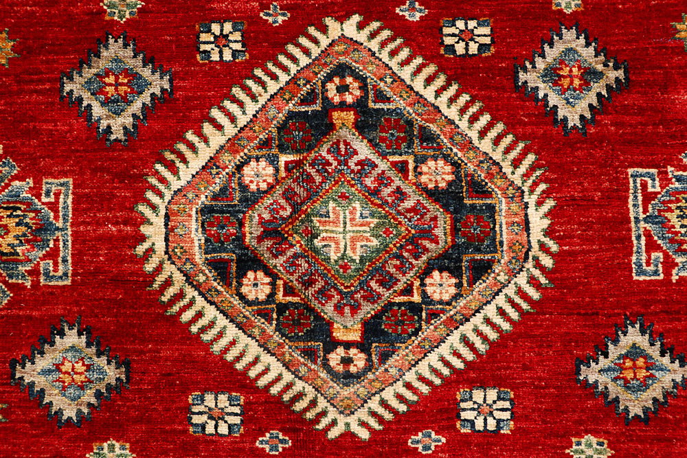 Firebrick Kazak 6' 11 x 9' 10 - No. 67785 - ALRUG Rug Store