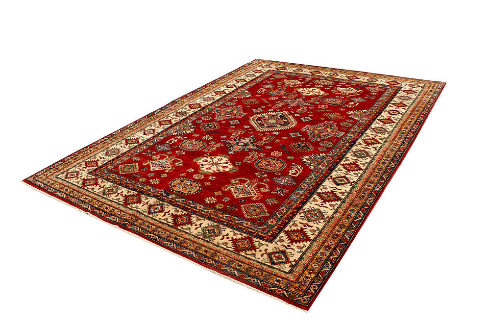 Firebrick Kazak 6' 11 x 9' 10 - No. 67785 - ALRUG Rug Store
