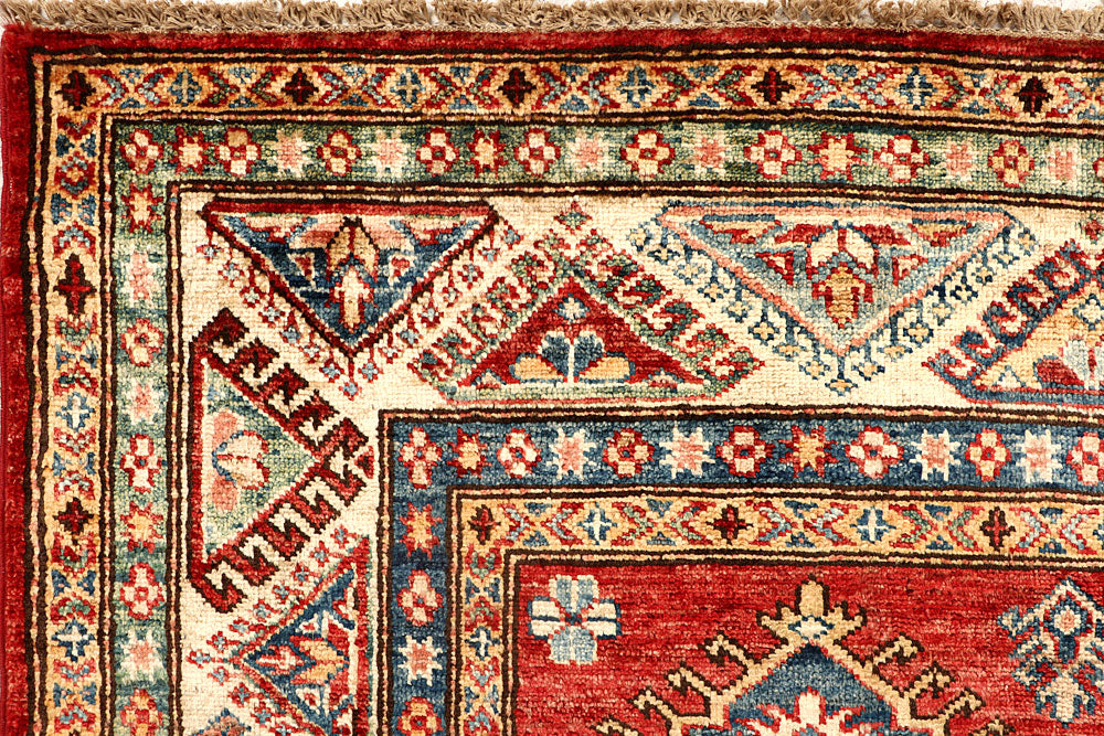 Firebrick Kazak 5' x 6' 10 - No. 67786 - ALRUG Rug Store