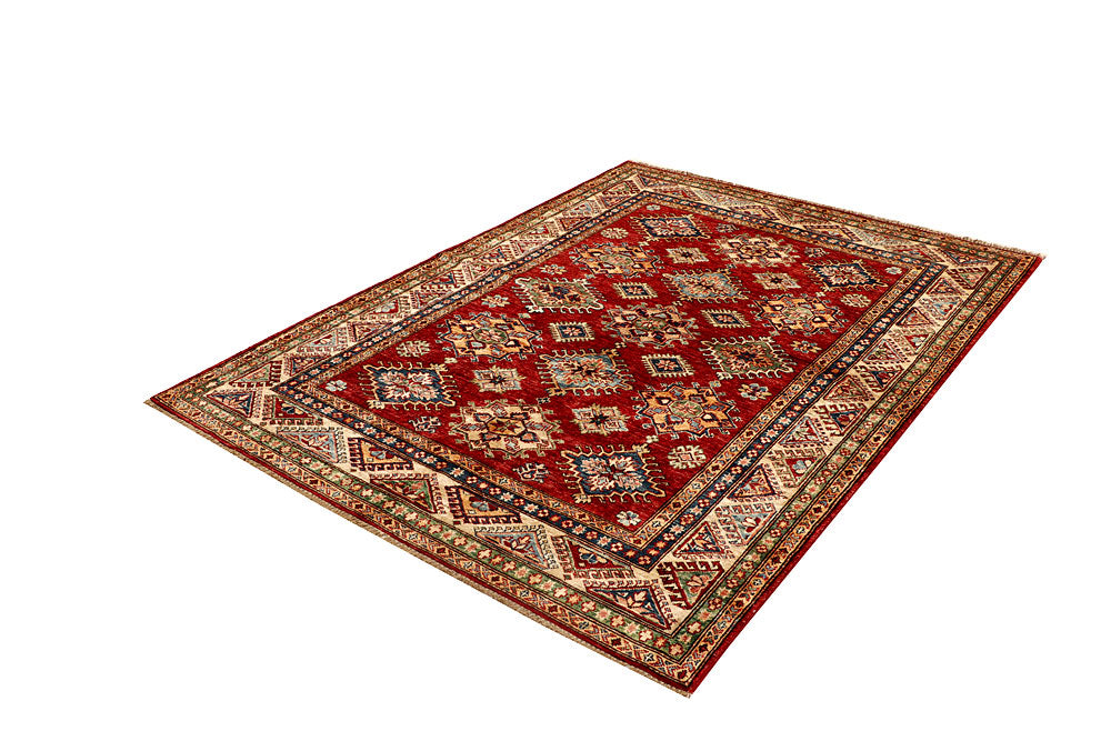 Firebrick Kazak 5' x 6' 10 - No. 67786 - ALRUG Rug Store