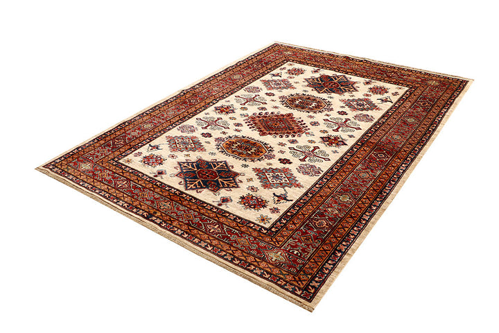 Ivory Kazak 5' 8 x 7' 10 - No. 67787 - ALRUG Rug Store