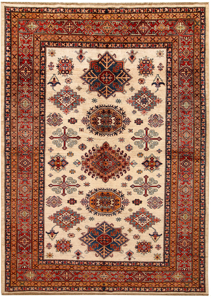Ivory Kazak 5' 8 x 7' 10 - No. 67787 - ALRUG Rug Store